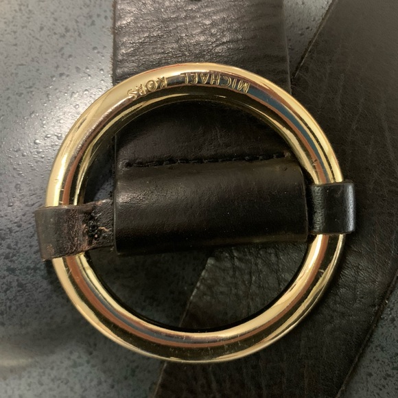 Michael Kors Black & Gold statement leather belt ❤️ - Picture 4 of 6